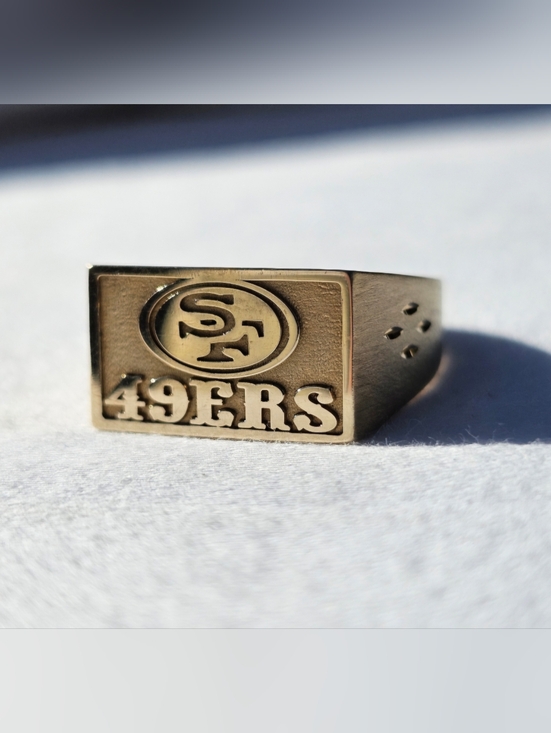 Michael Anthony Other - Vintage San Francisco 49ers 10K Gold Ring NFL Licensed Michael Anthony Signet